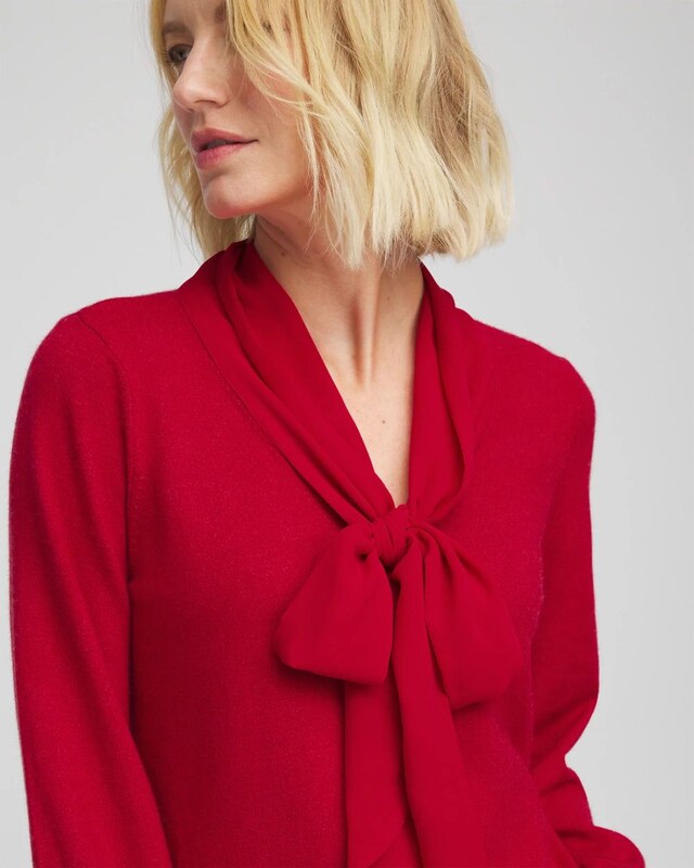 Bow-Detailed Sweater - image 4